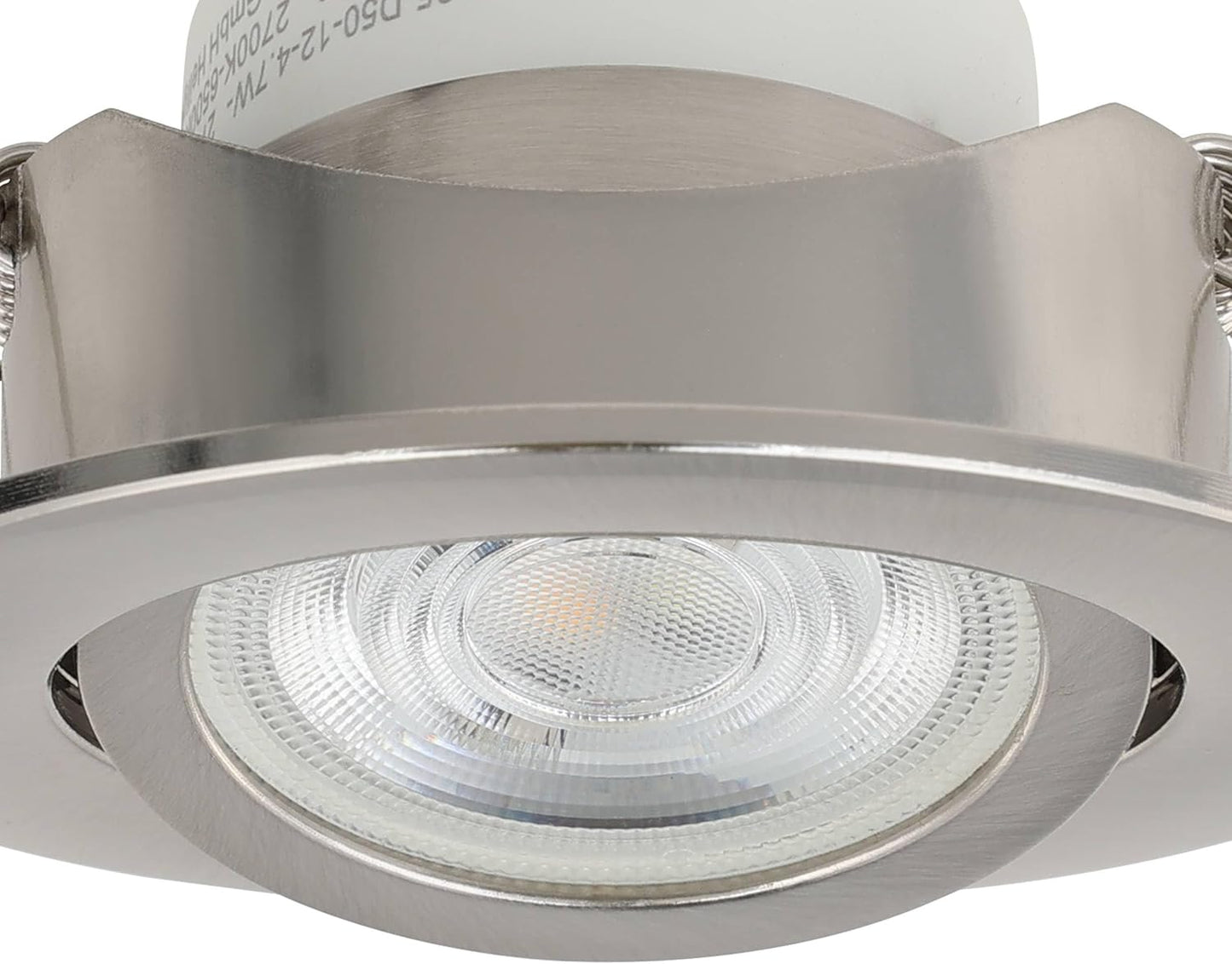 LED-Einbaustrahler Saliceto-Z, Ohne Fernbedienung Nickel-matt