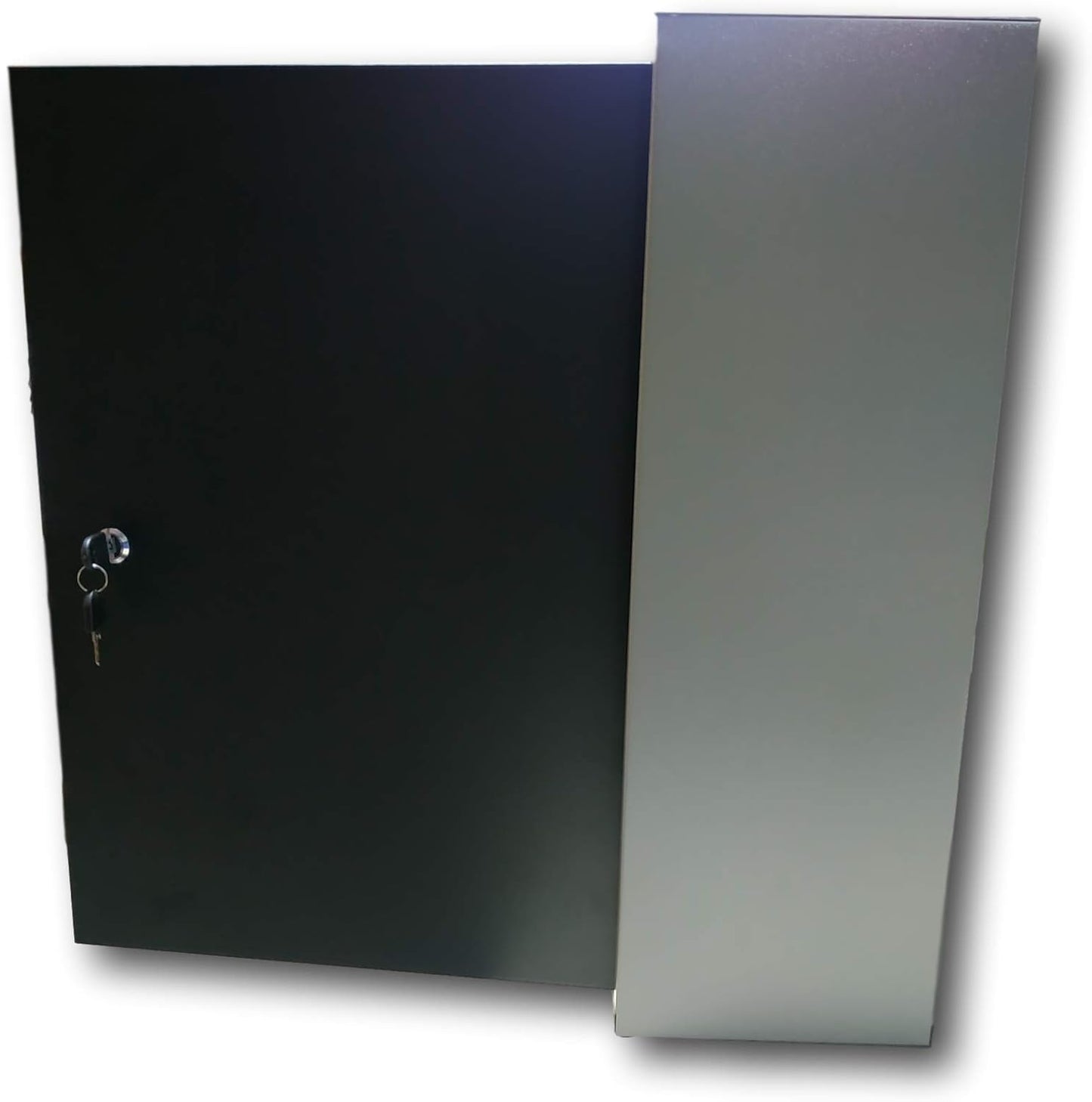 Werkzeugschrank MB01 mit Regalen und Schloss, Grau