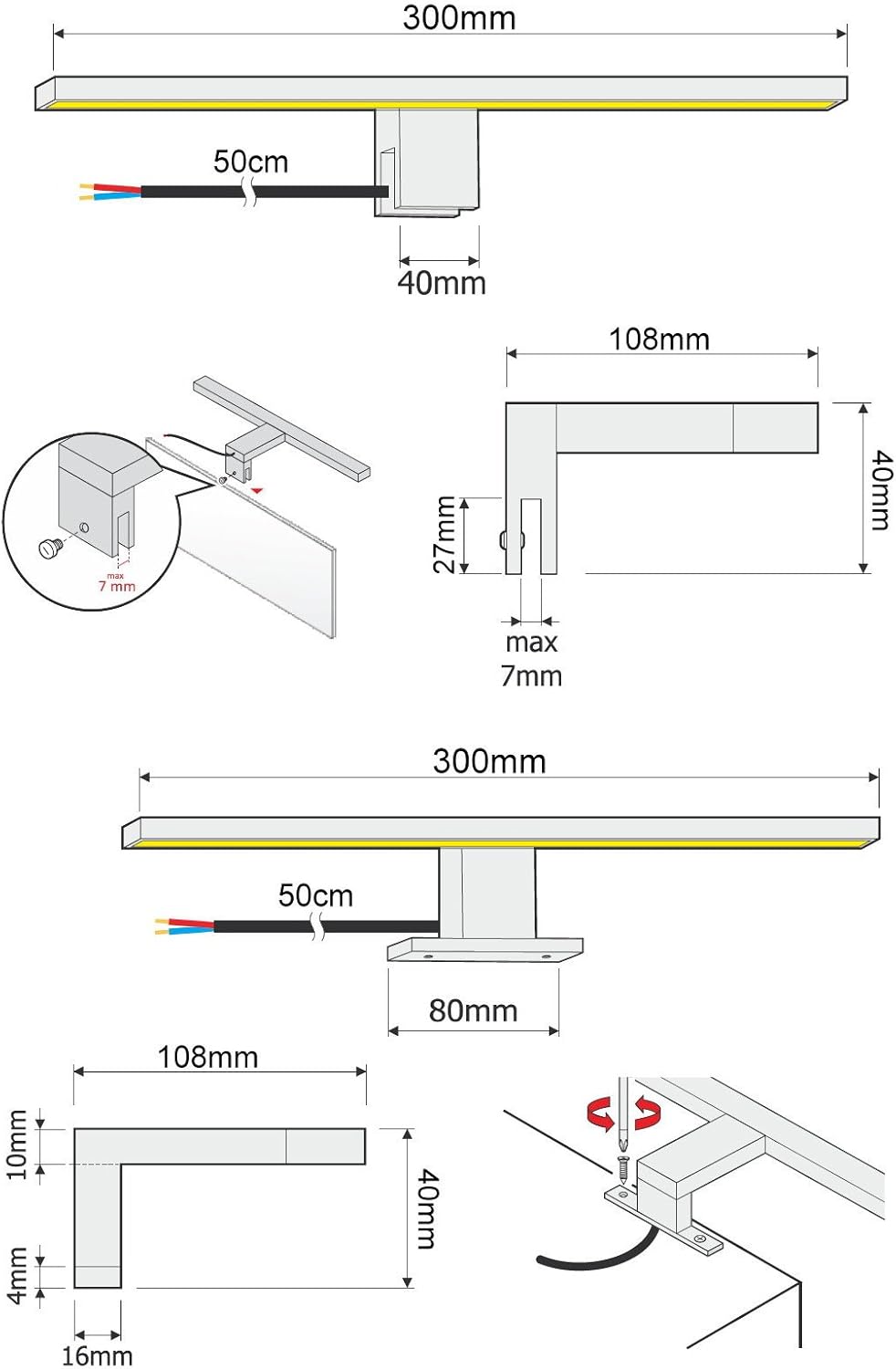 LED-Spiegelleuchte