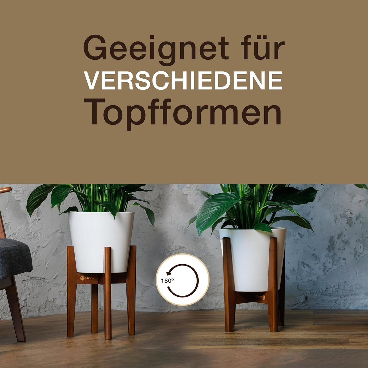 Pflanzenständer aus Bambus
