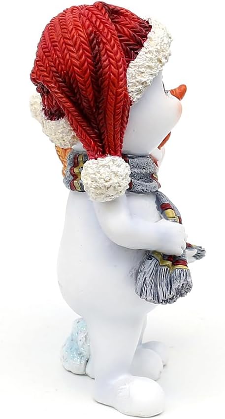 Schneekinderpaar mit Mütze und Schal, Paar