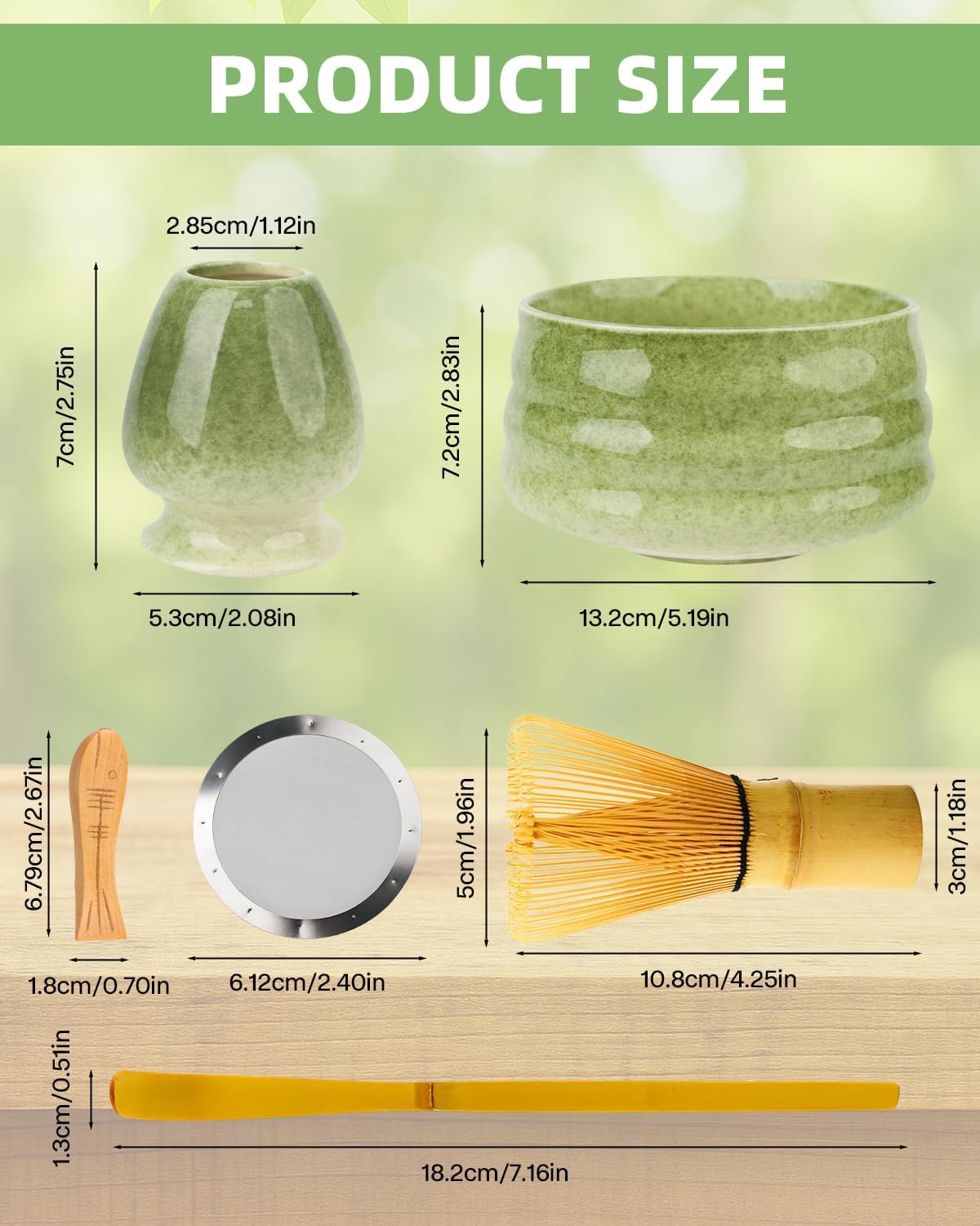 5-teiliges Matcha-Set, 5PCS