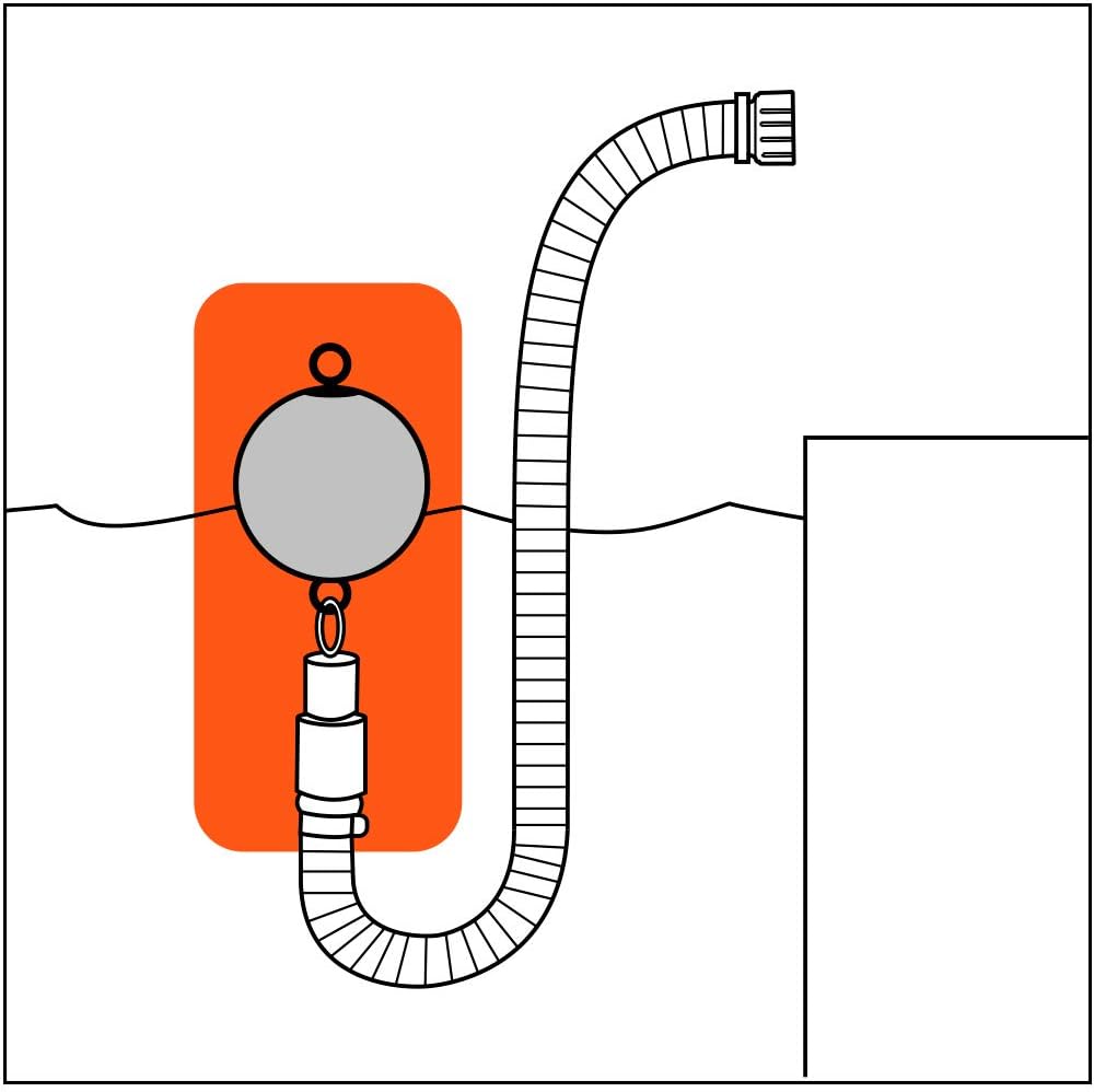 Schwimmende Absaugung, Single, Schwimmkörper mit Saugfilter