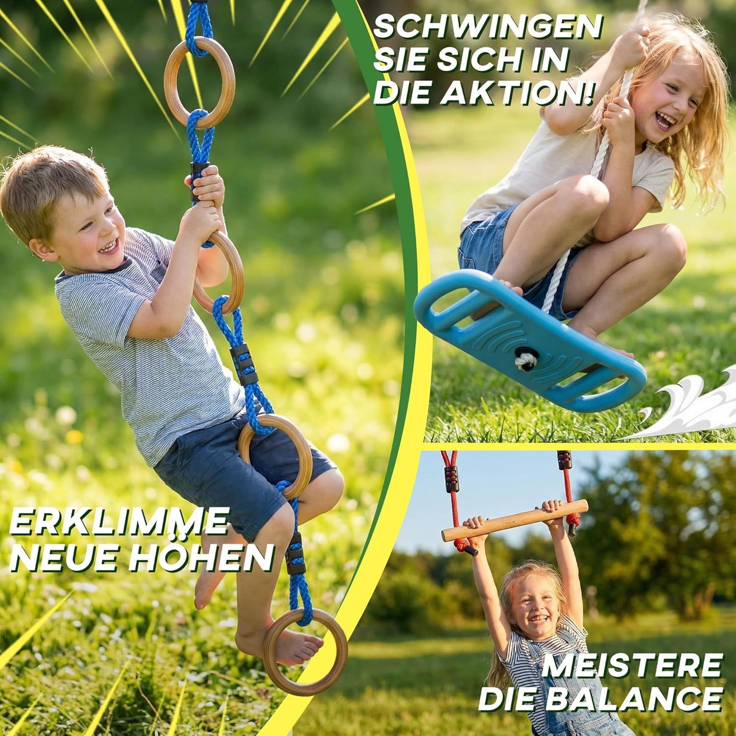 Ninja Slackline Set für Kinder