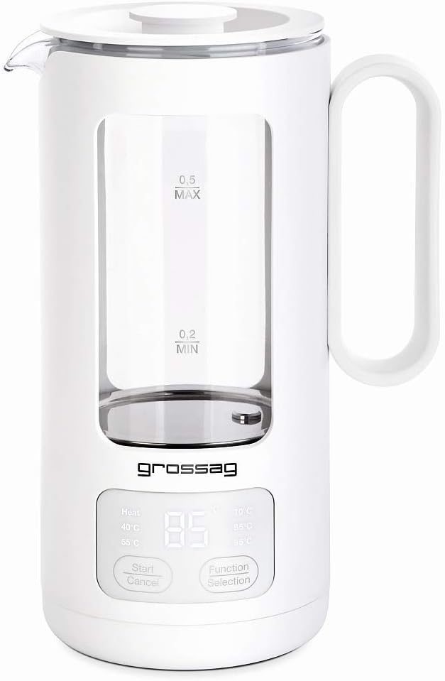 Glas-Wasserkocher WK 8, White