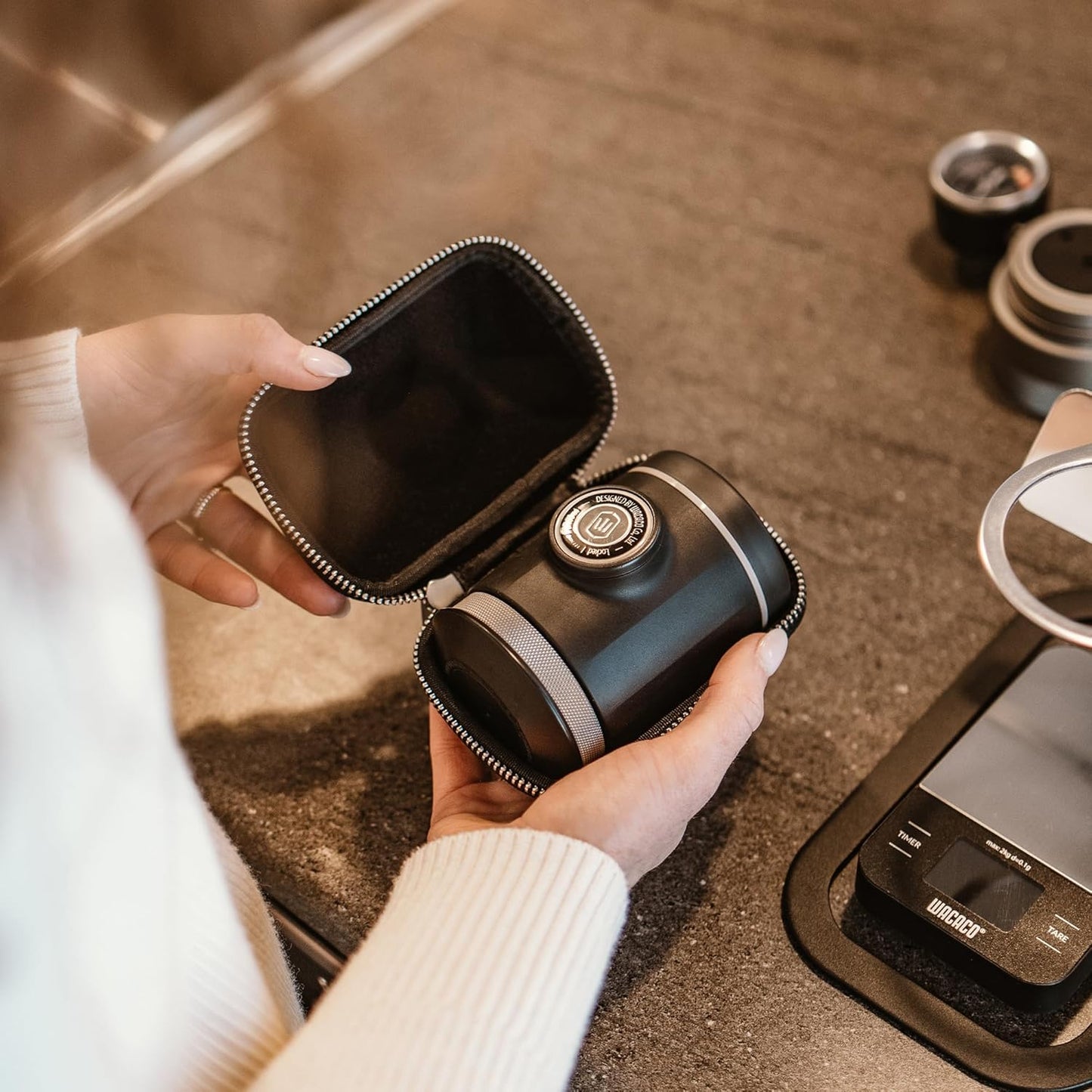 Tragbare Espressomaschine