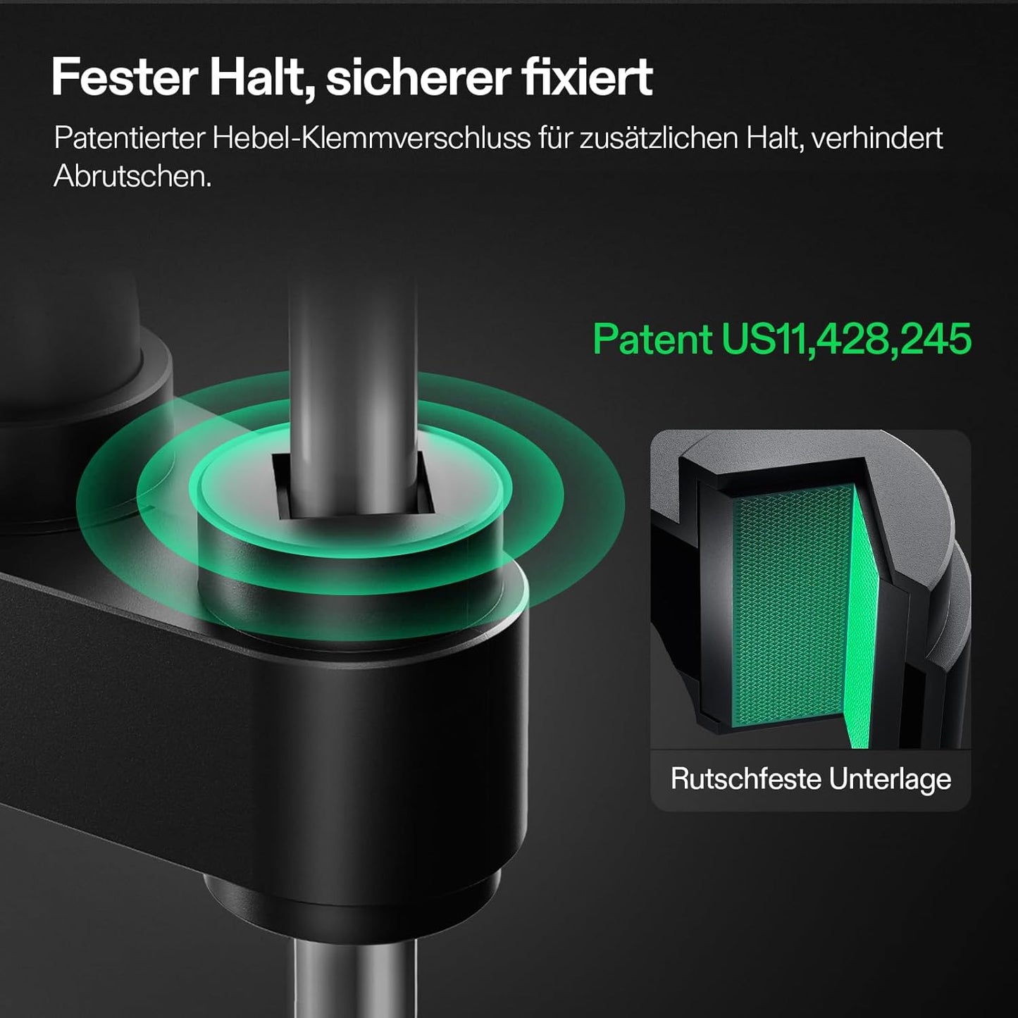 2er-Set Oszillierender Umluftventilator mit Clip, 2 Pack