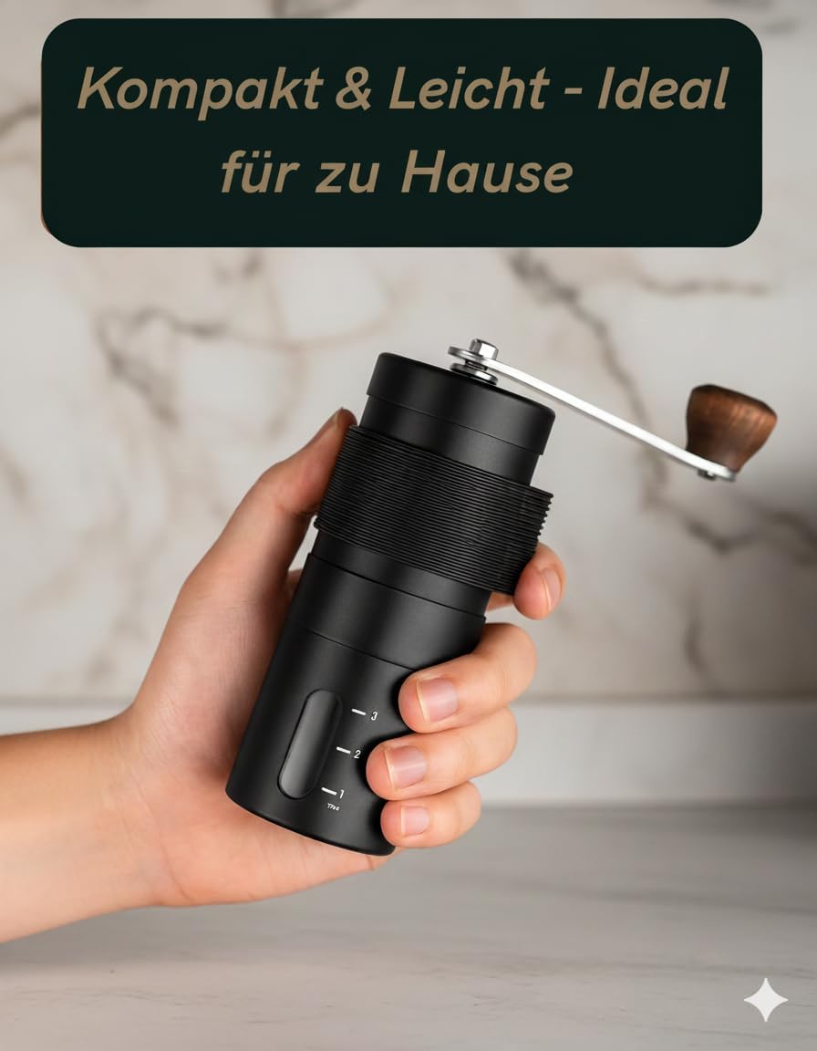 Manuelle Kaffeemühle, Schwarz