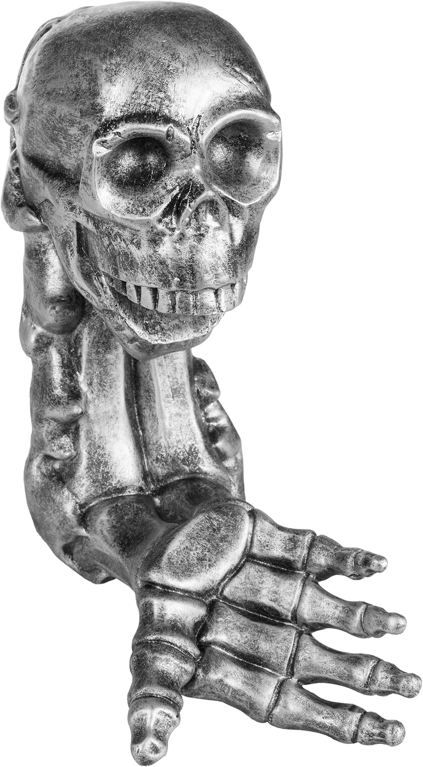 Weinflaschenhalter Totenkopf