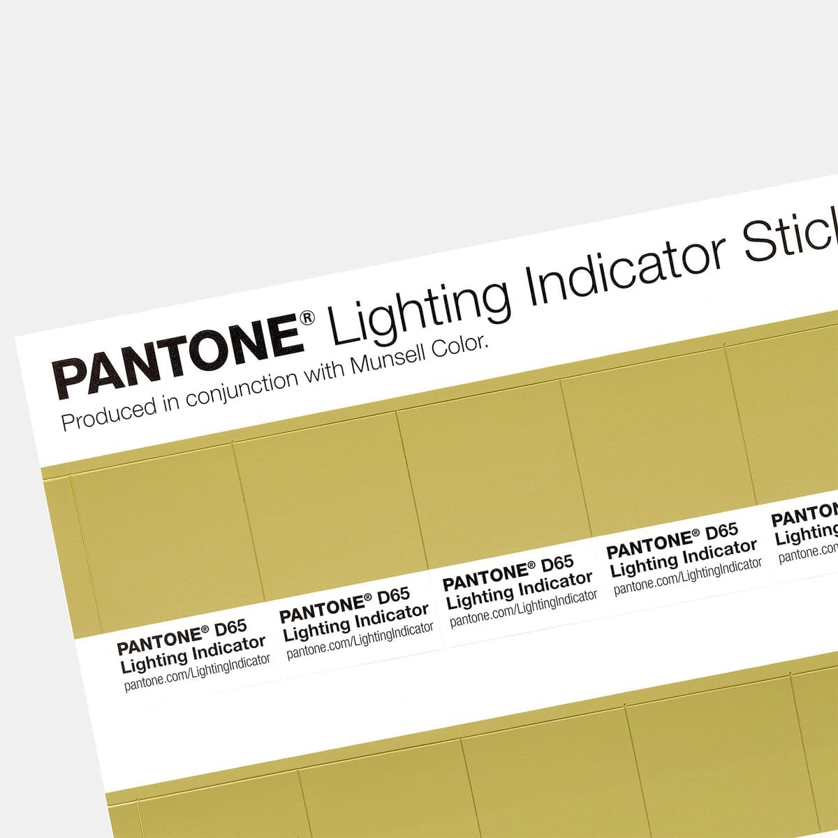 Licht-Indikator Sticker D65, Lighting Indicator Stickers D65