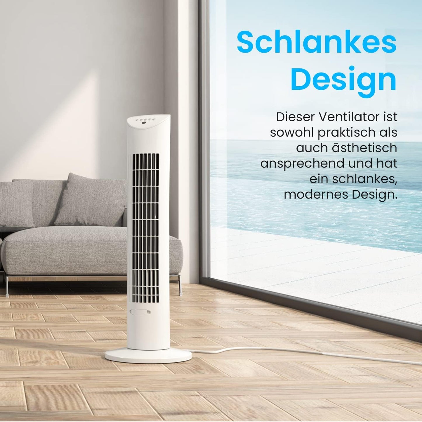 Turmventilator, Weiss