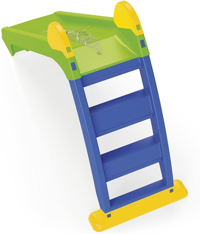 Kinderrutsche für Innen- und Aussenbereich, 72 cm Grün & Blau
