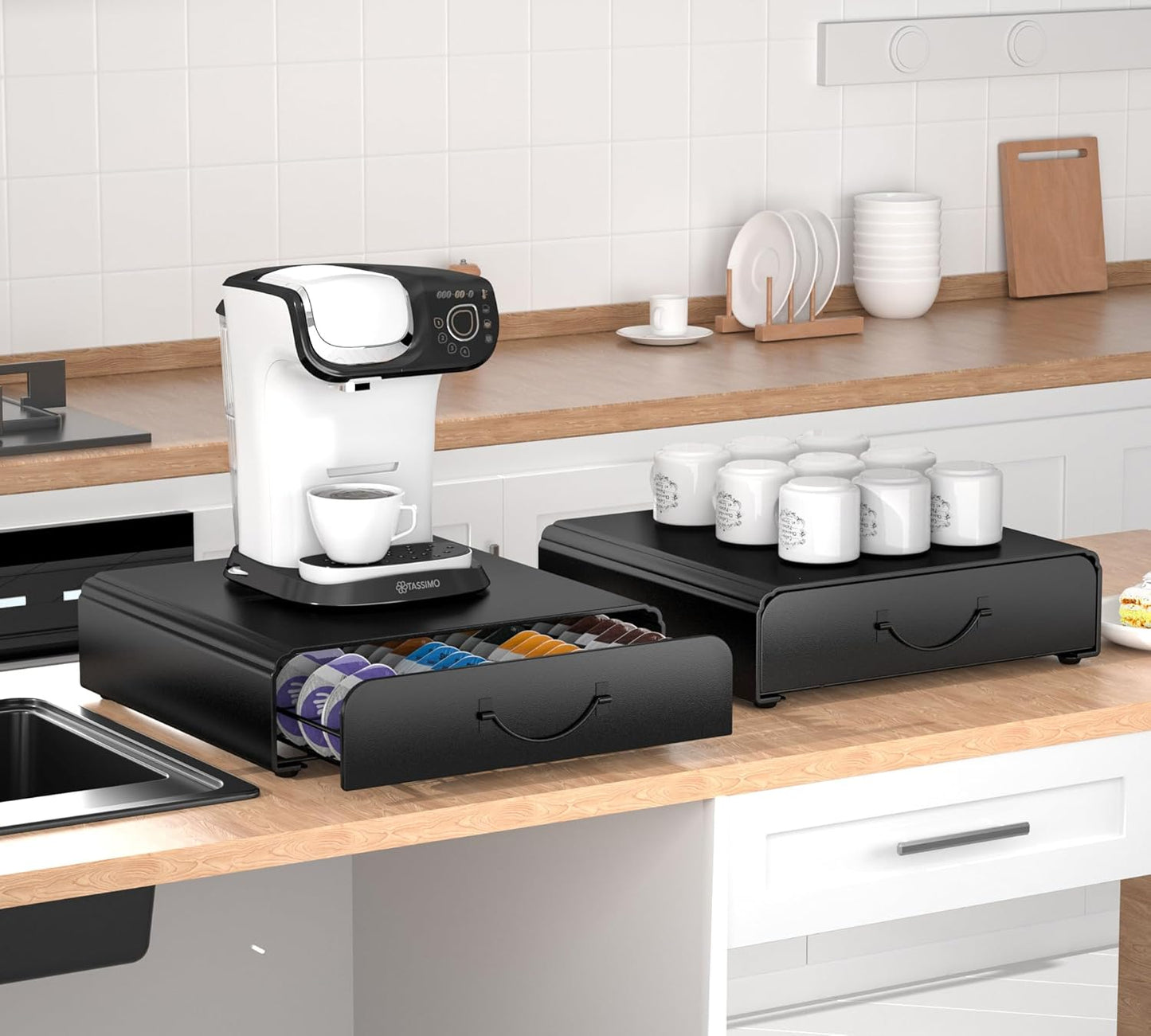 Kapselhalter für Tassimo, Schwarz