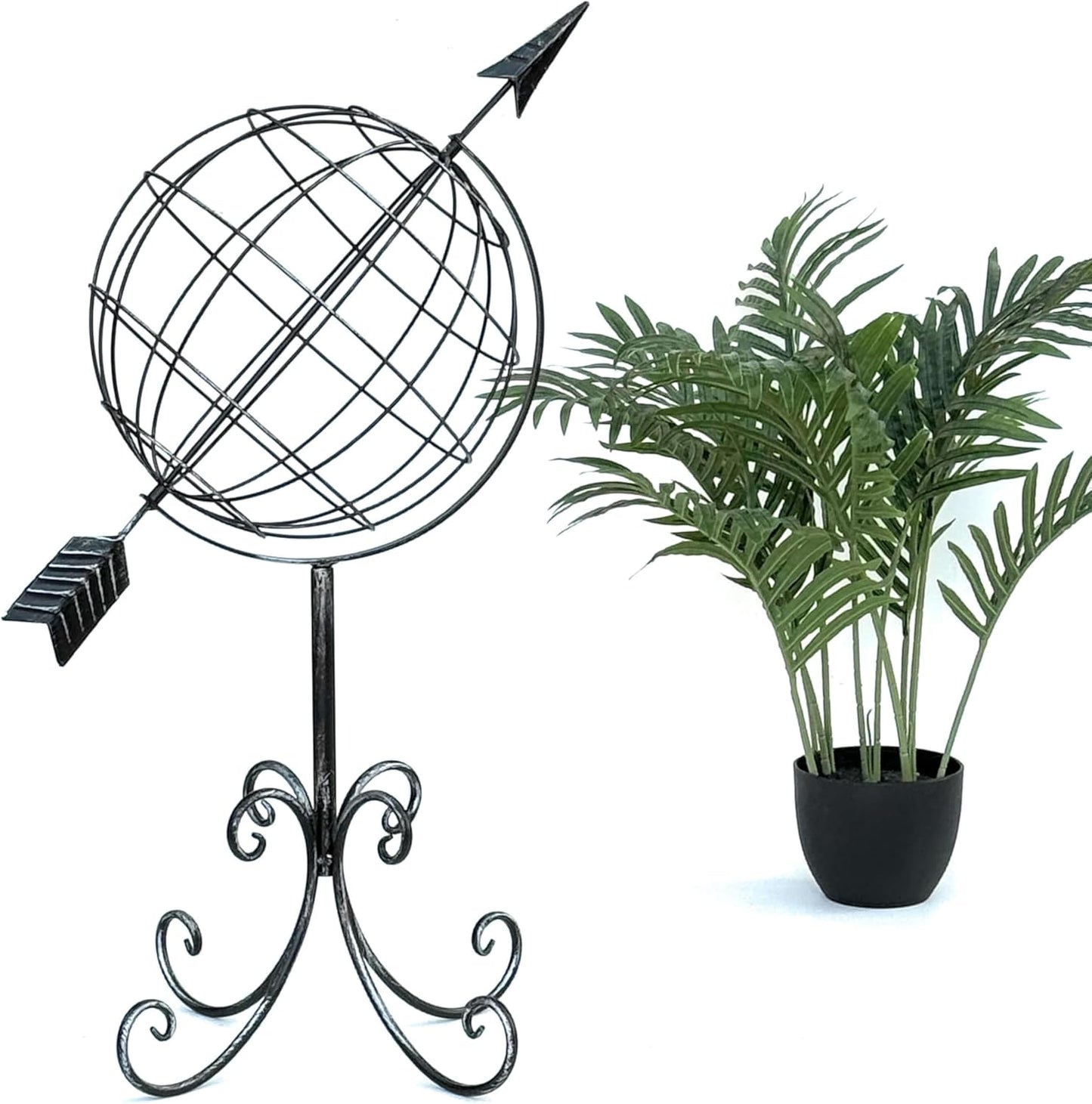 Sonnenuhr im Globus-Design