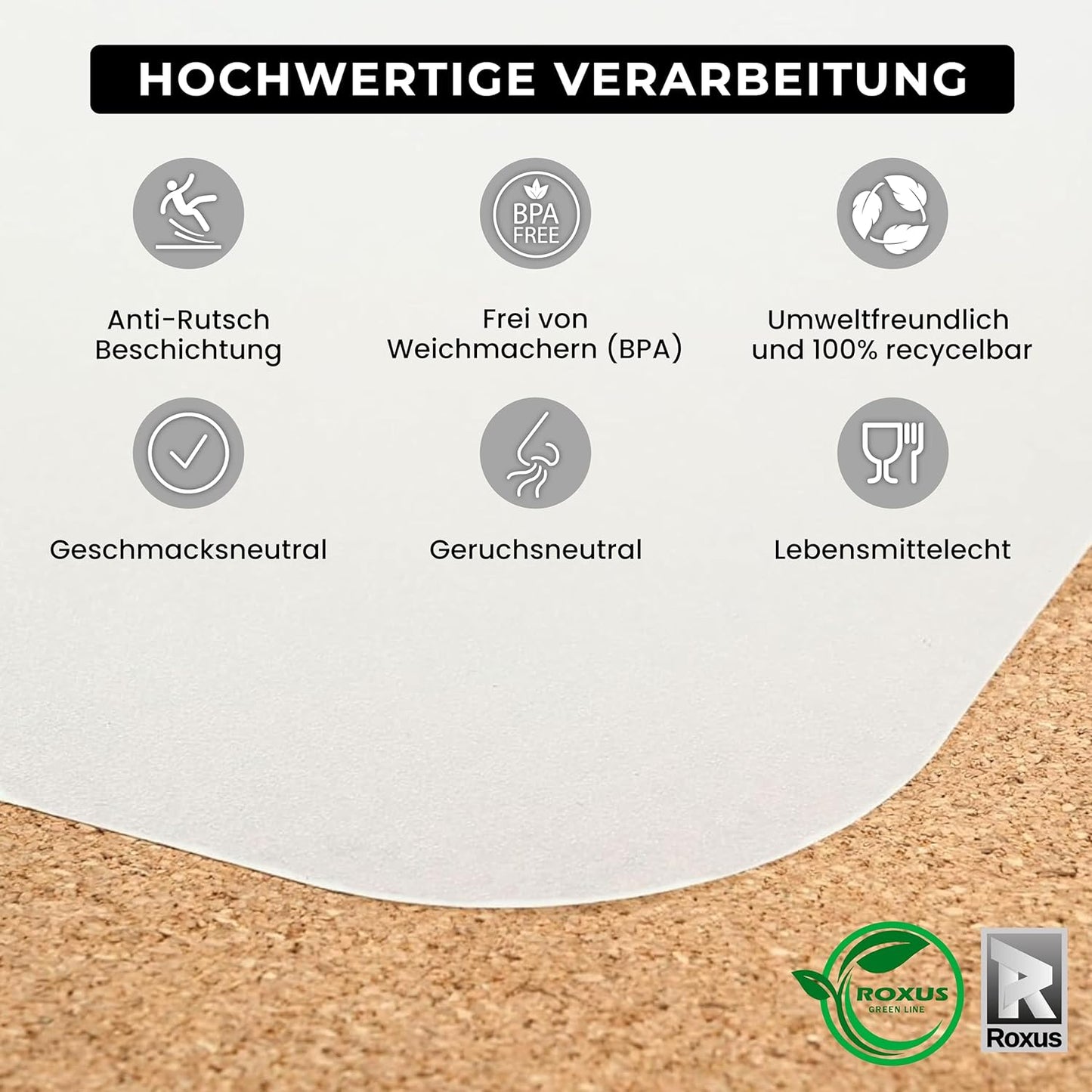 Hartboden Bodenschutzmatte für Bürostuhl, 90 x 120 cm