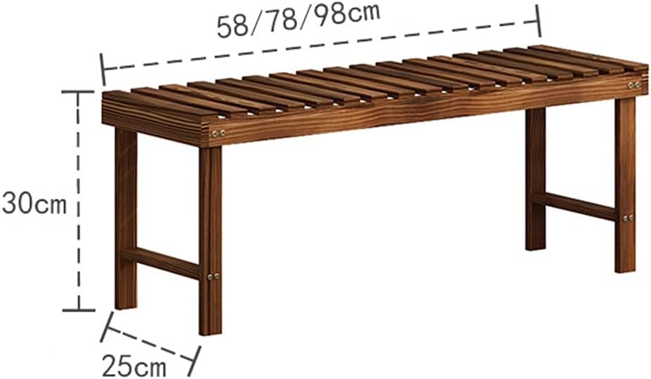 Pflanzenregal, 58x25x30cm, Brown