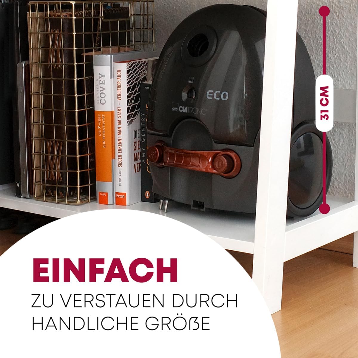 Bodenstaubsauger mit 5-Fach Mikrofiltersystem, Anthrazit *Modell 2024*