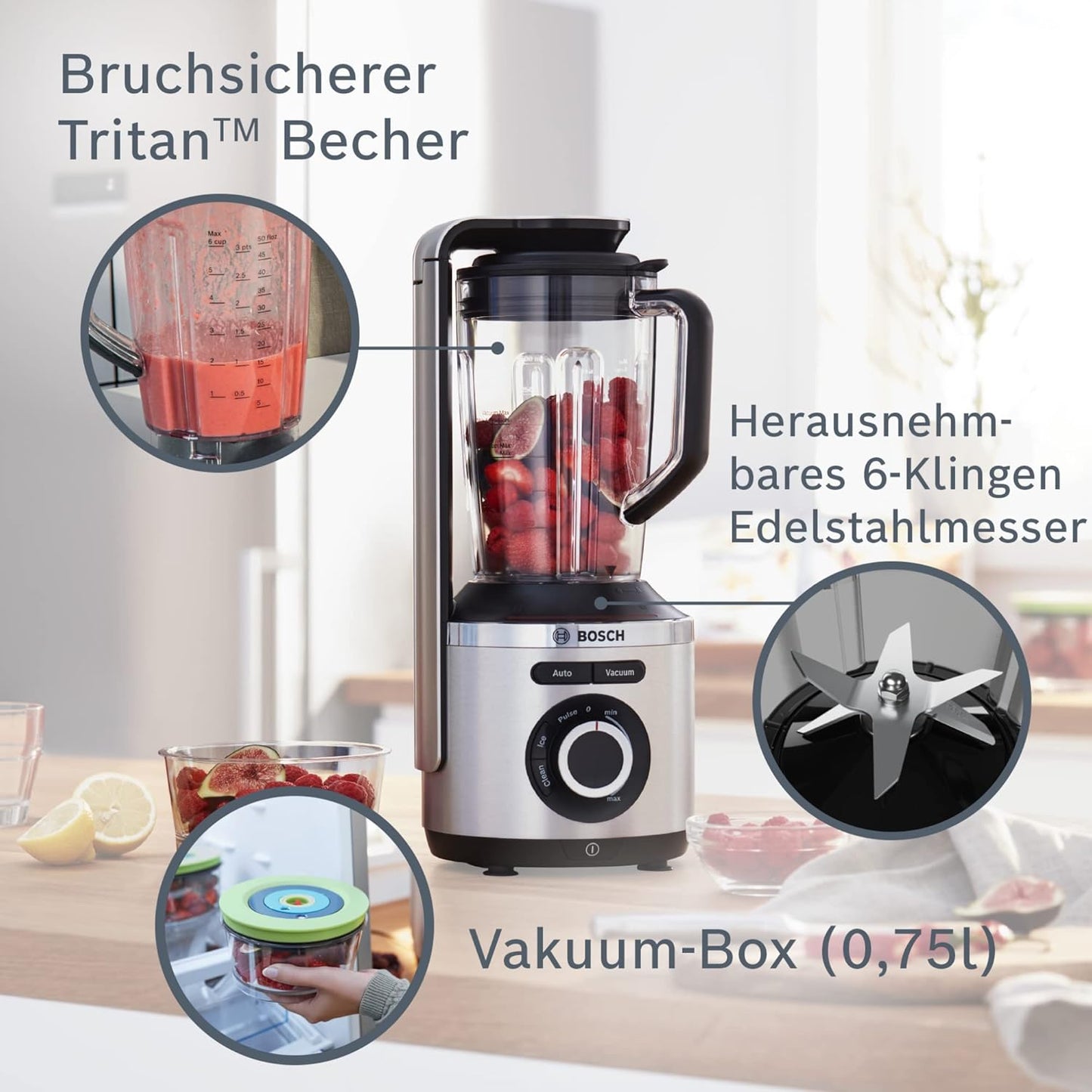 VitaMaxx Vakuum-Standmixer