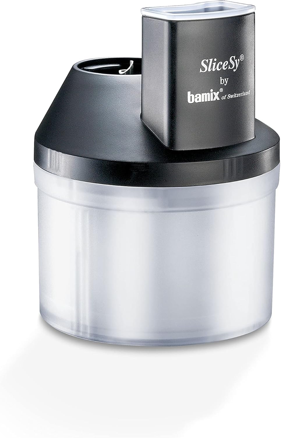 SliceSy Küchenmaschinen-Aufsatz für Stabmixer, Schwarz