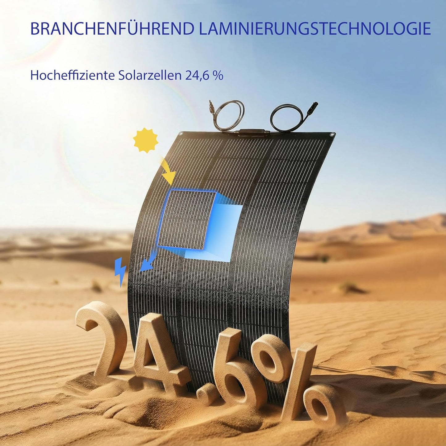 Tragbares Solarladegerät mit USB und LCD