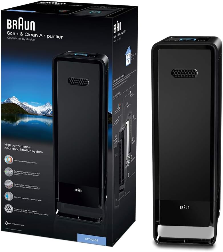 BFD104BE2, Braun Scan & Clean Air Luftreiniger