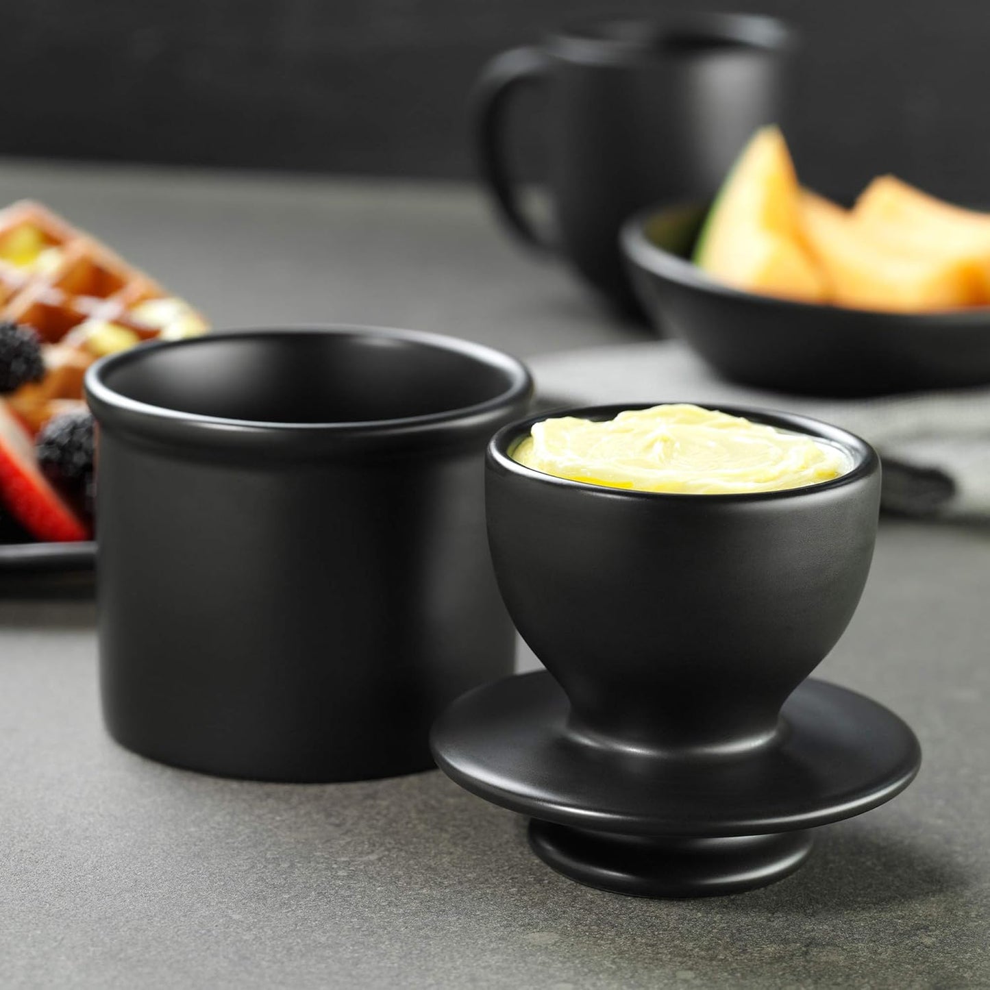 Butterglocke Crock Retro & Matte Kollektion