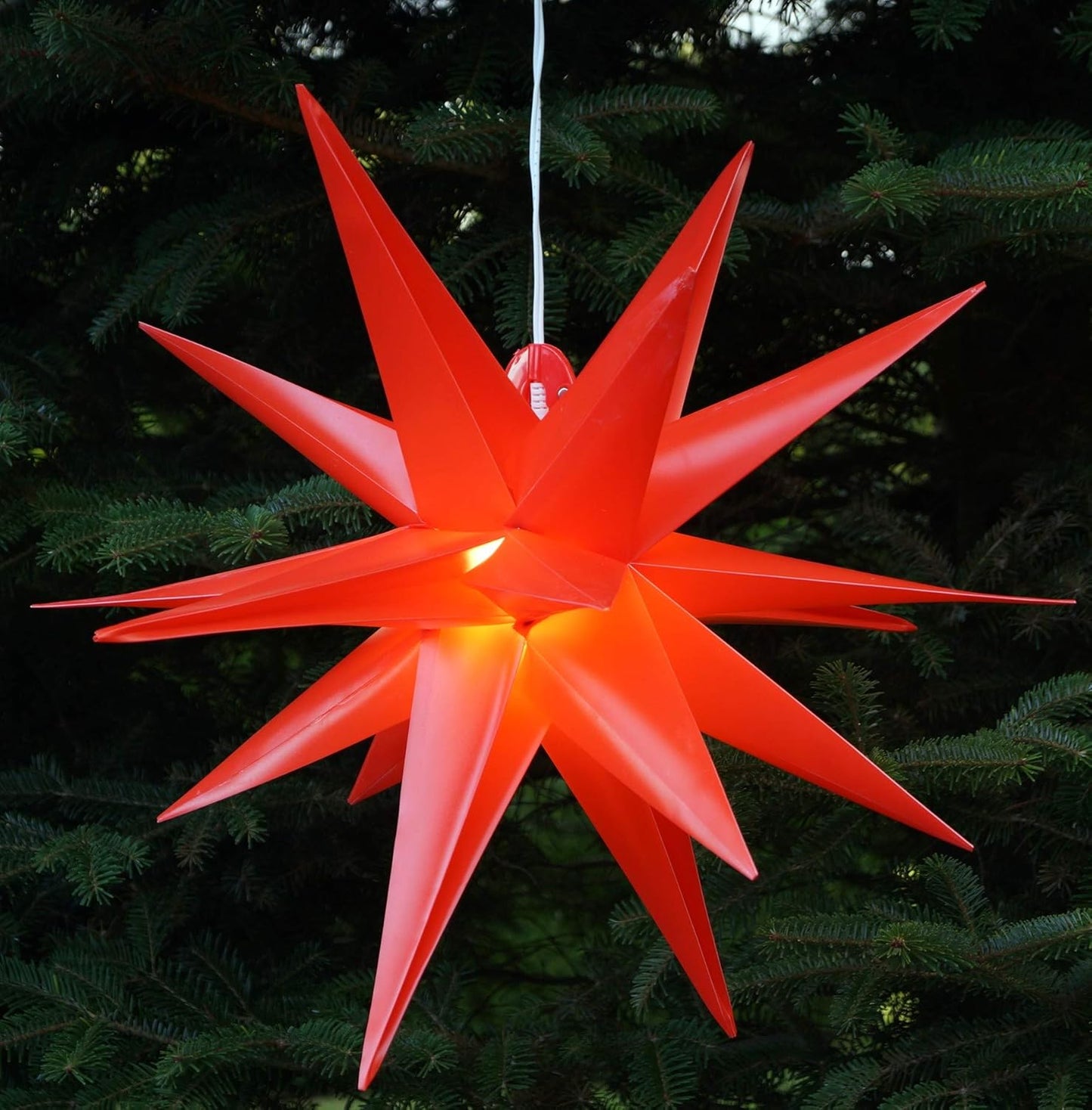 Weihnachtsstern, Ø 35 Cm Trafo Rot