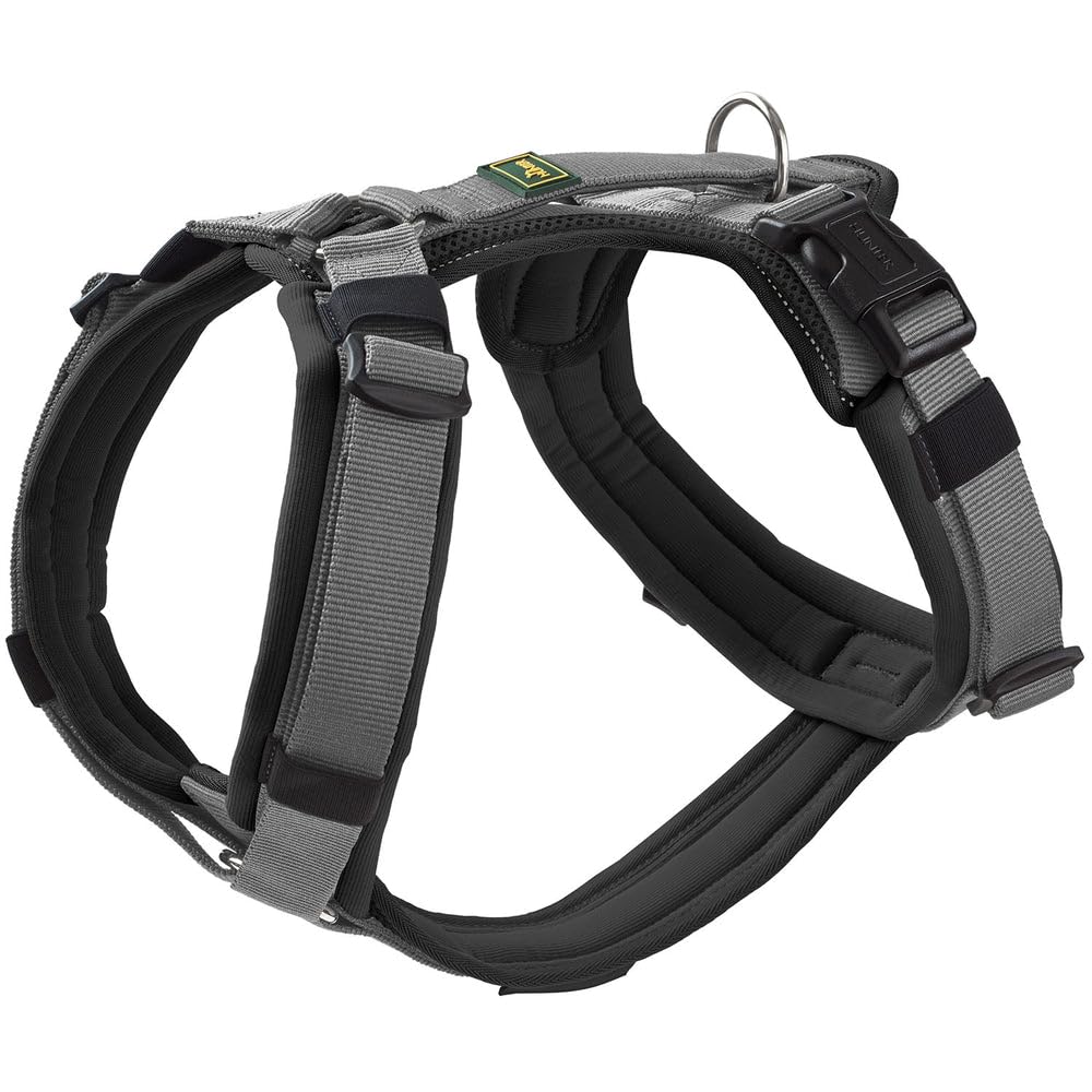 Hundegeschirr Maldon Up, schwarz/grau M