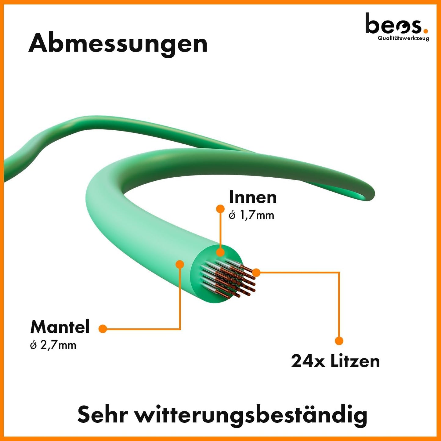 Begrenzungskabel für Mähroboter, 150 Meter