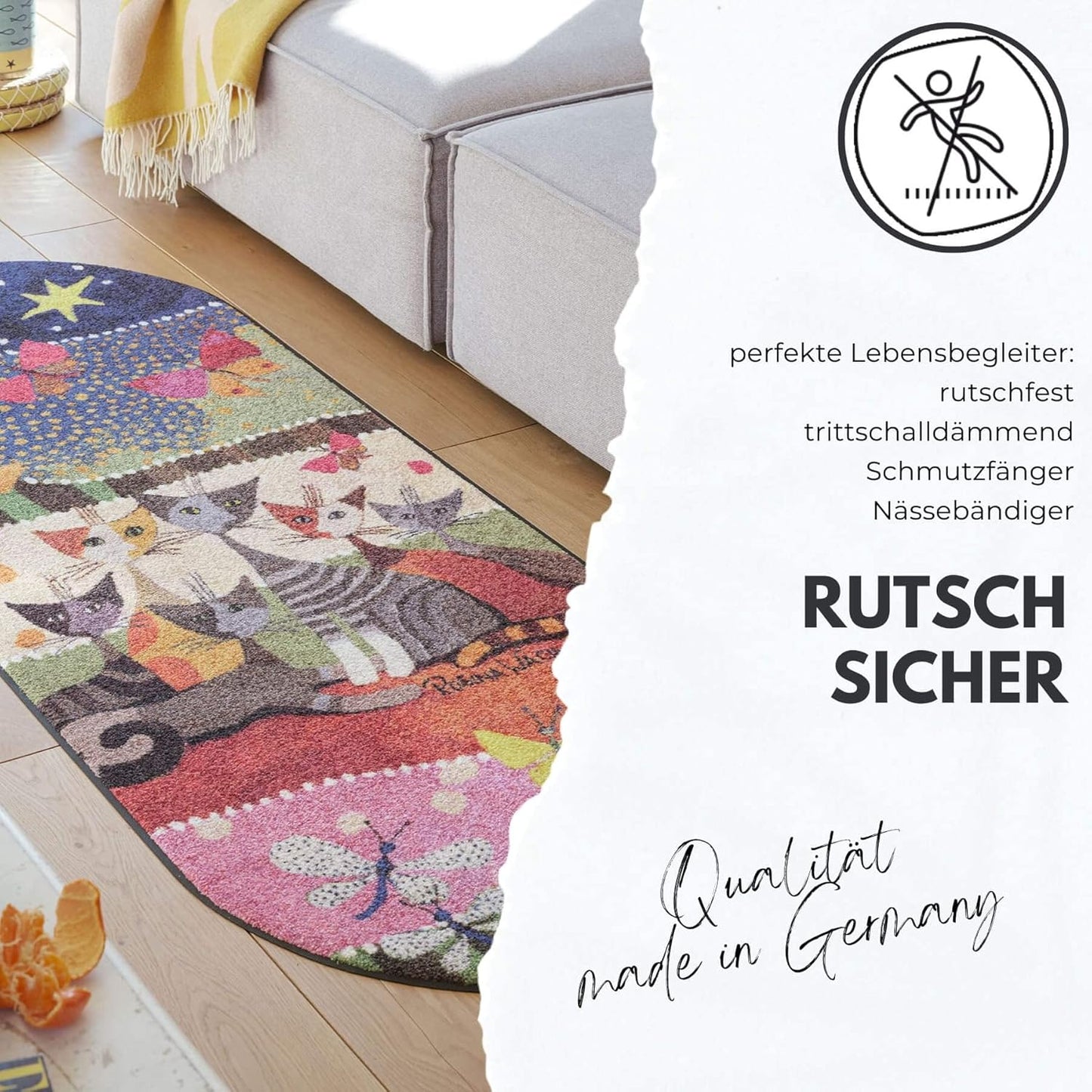 Fussmatte (50x75 cm), H 50 cm | B 75 cm | L 0,7 cm