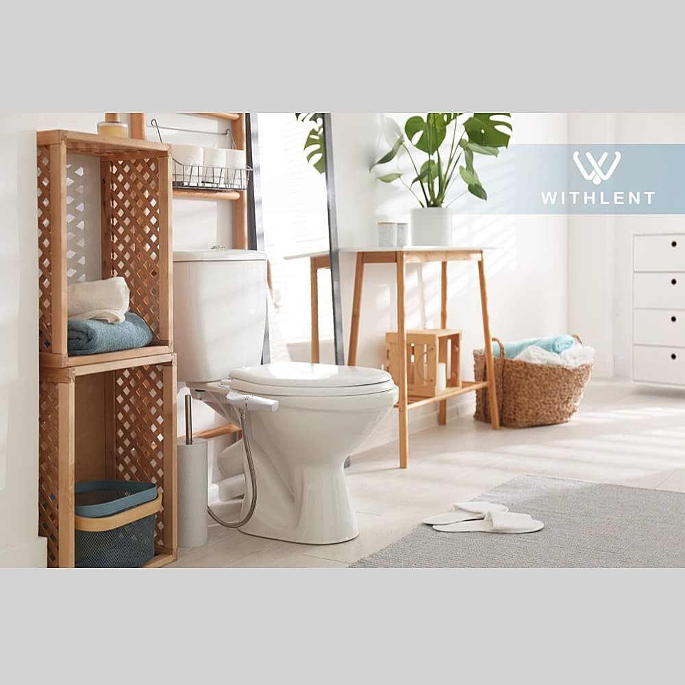 Bidet Toilettenaufsatz mit Doppeldüse, Right Hand Control