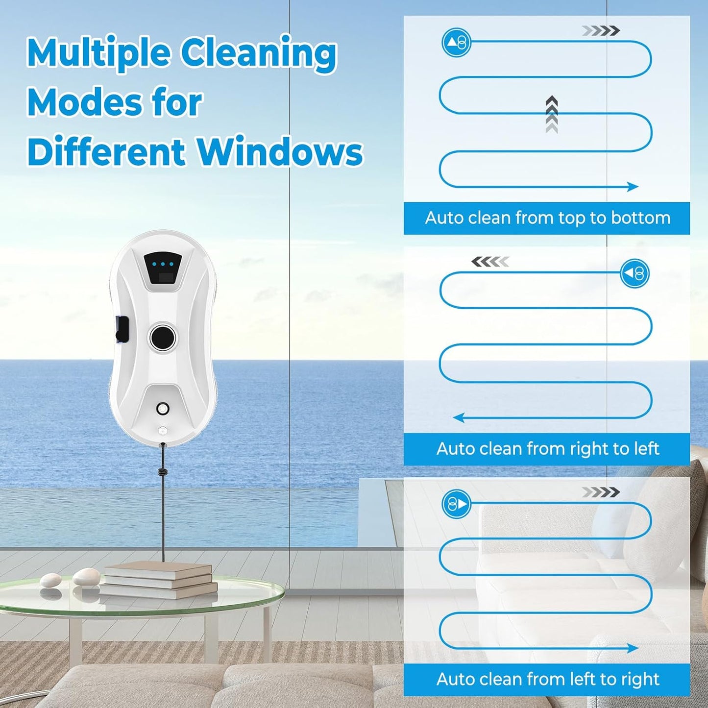 Fensterputzroboter mit Automatischer Wassersprühfunktion, A