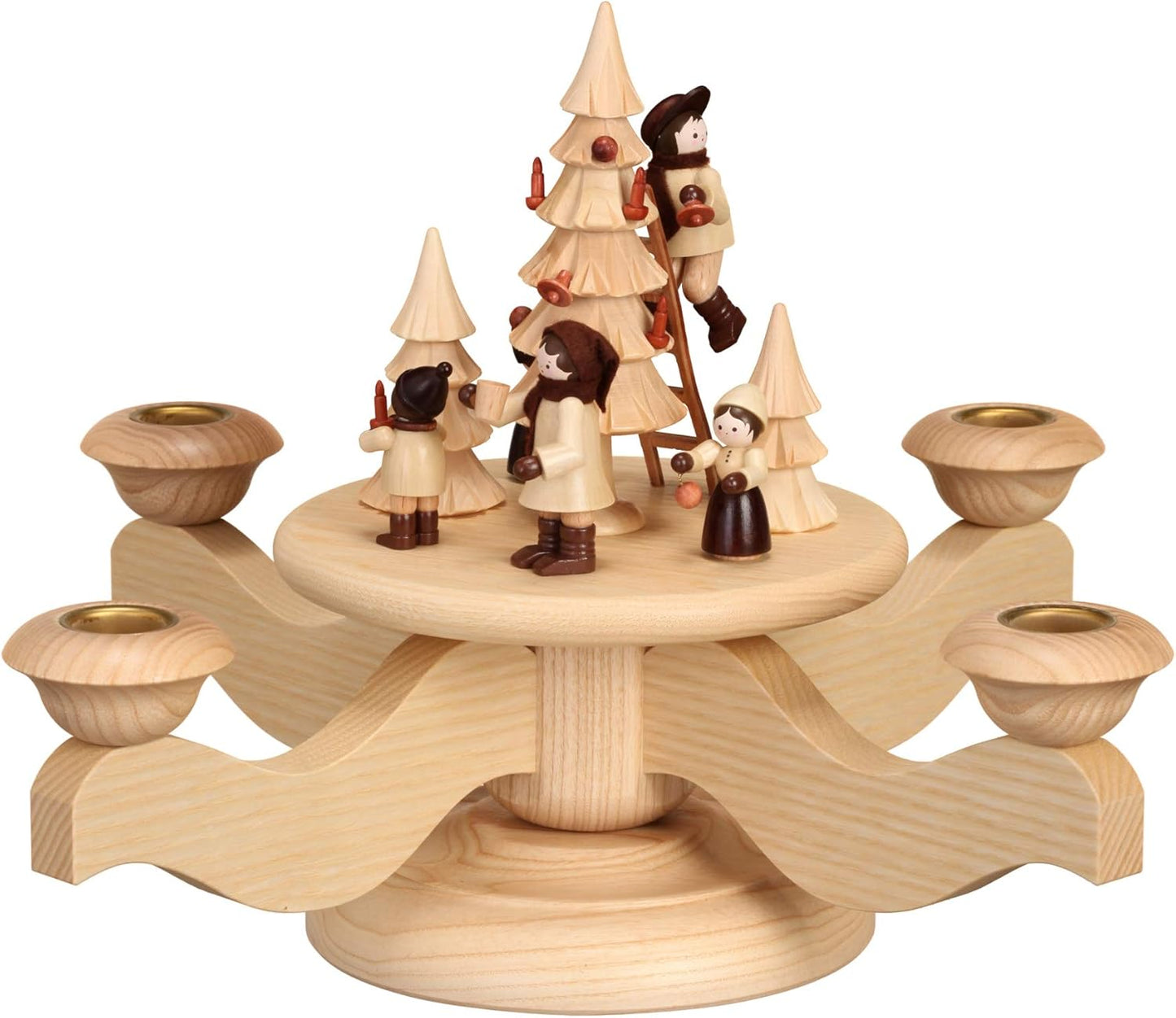 Adventsleuchter mit 4 Teelichtaufsätzen