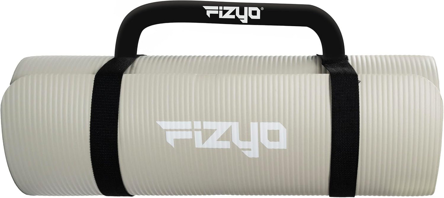 Rutschfeste Yogamatte, Grau 190x60x1.5 cm