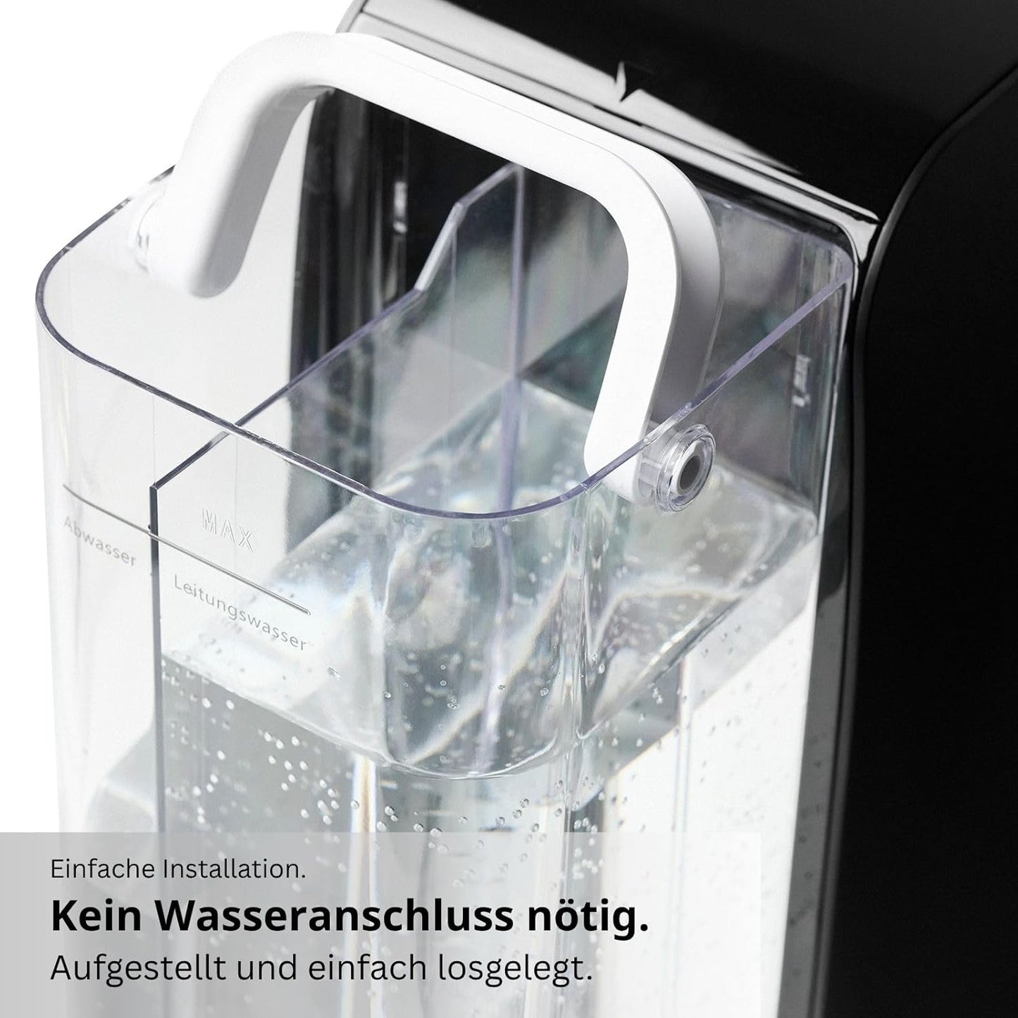 Osmoseanlage Quella Life ohne Wasseranschluss, Black Edition