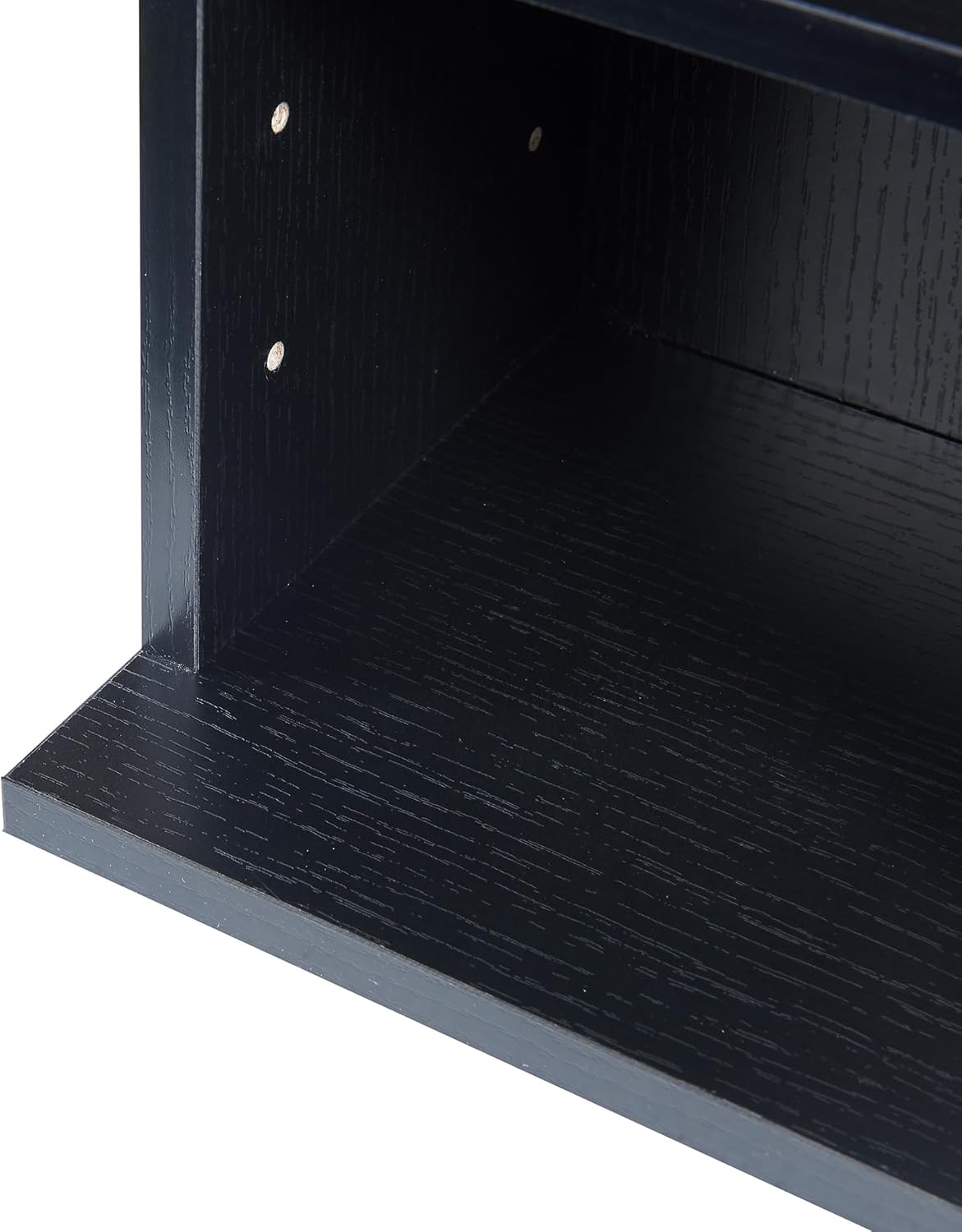 Regal für CDs und DVDs mit 6 Fächern, Schwarz 90 x 20 x 20 cm
