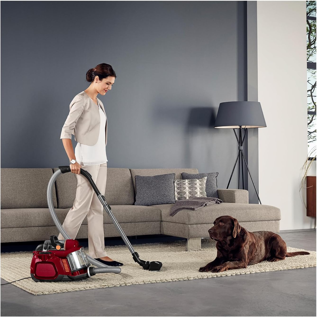 Staubsauger LX7-2-CR-A, Mit Turbo-Bodendüse und Spezialdüsen-Set