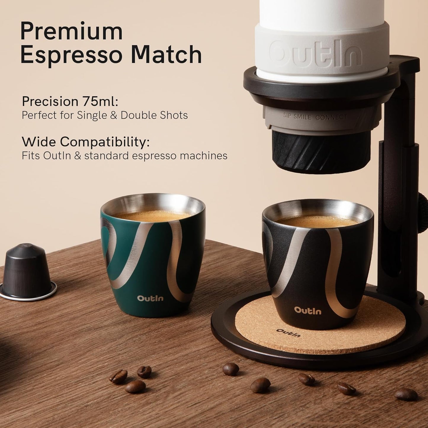 2er-Set Espresso-Becher