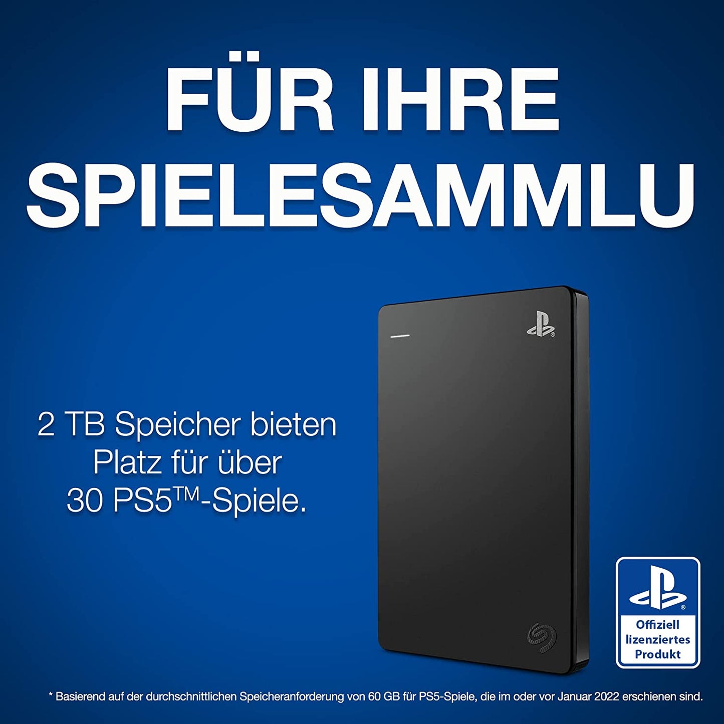 Game Drive for PS4 2 TB, Externe Festplatte
