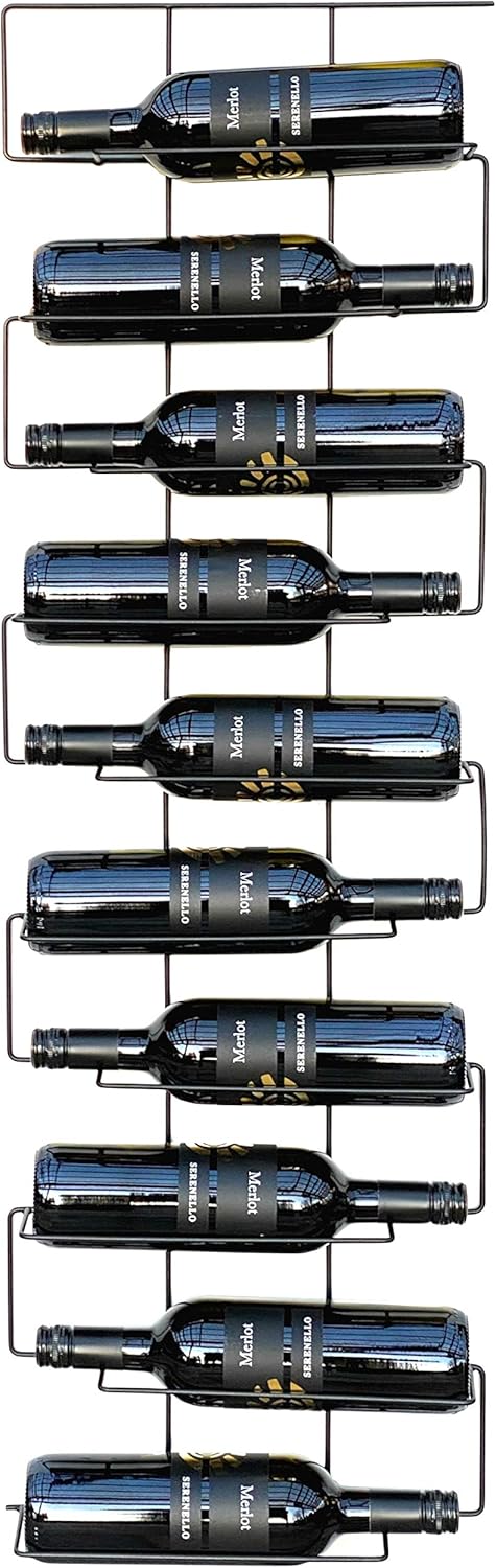Wand-Weinregal für Flaschen
