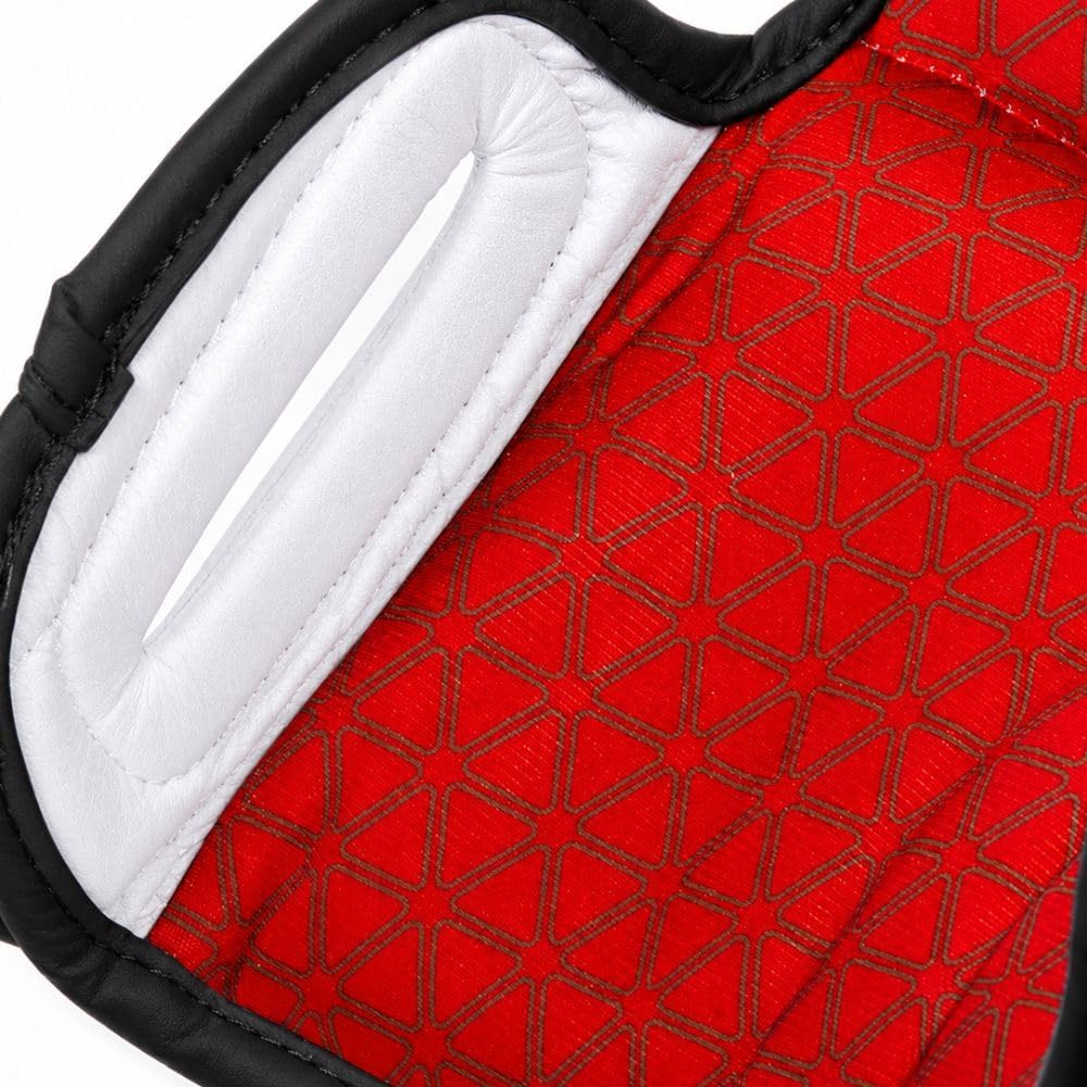 MMA-Grappling-Handschuhe mit offener Handfläche, Weiss S