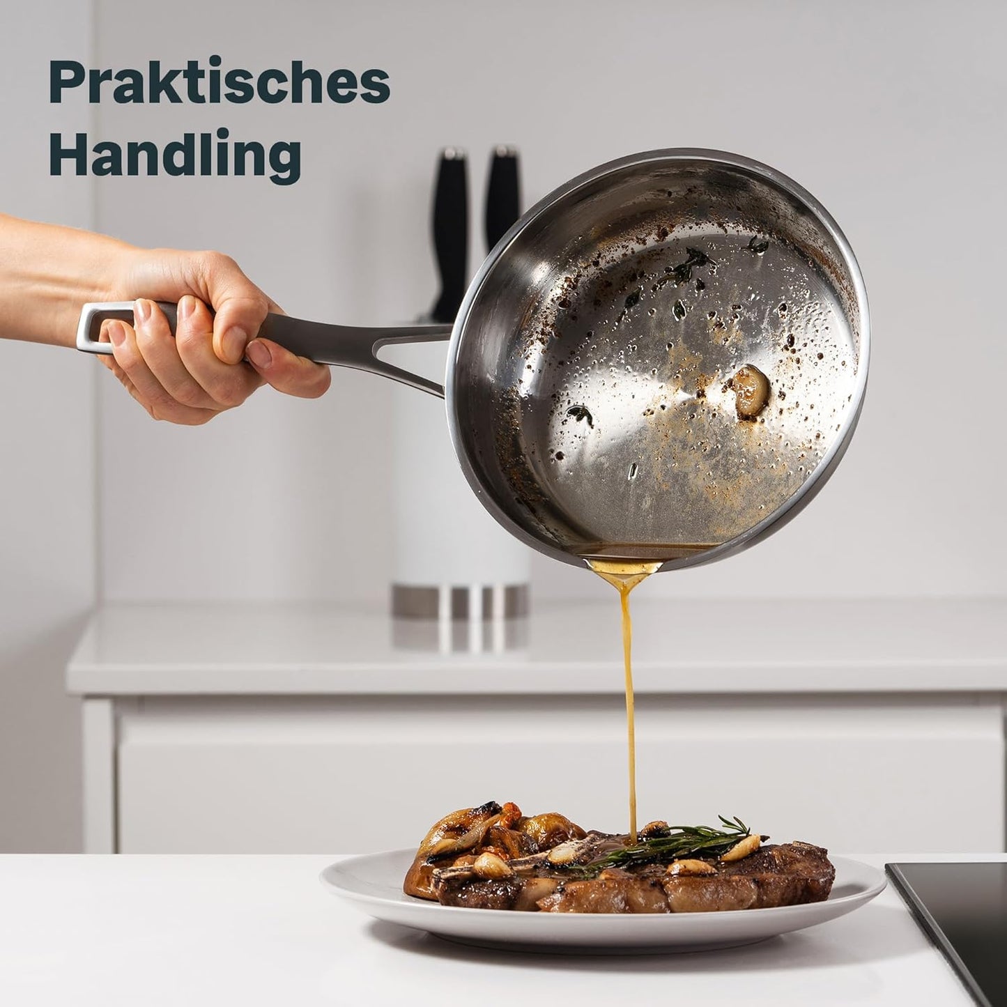 Profi Bratpfanne unbeschichtet, Unbeschichtet 20 cm