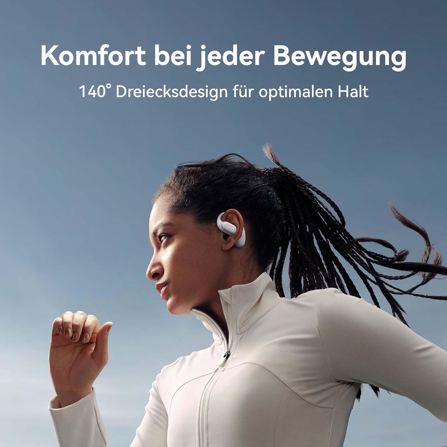 FreeArc Offene-Ohr-Kopfhörer, Schwarz FreeArc