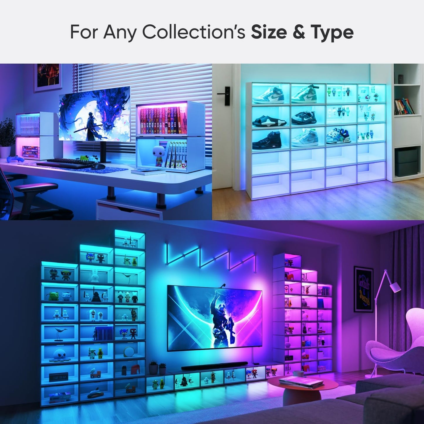 Expo LED-Schaukasten Starterkit, 4er Starterpack
