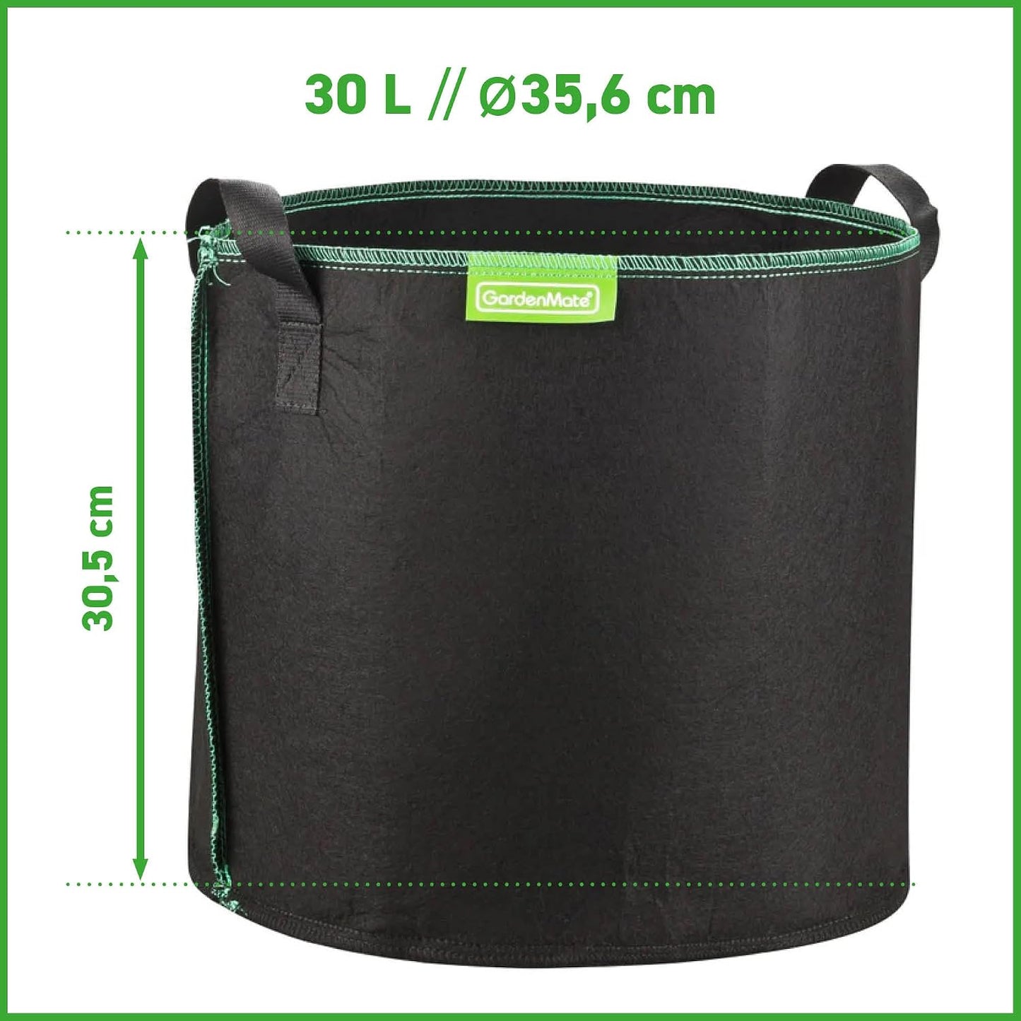 6er-Set Pflanzsack, 30L, 30 Liter - 6er Set Greenline