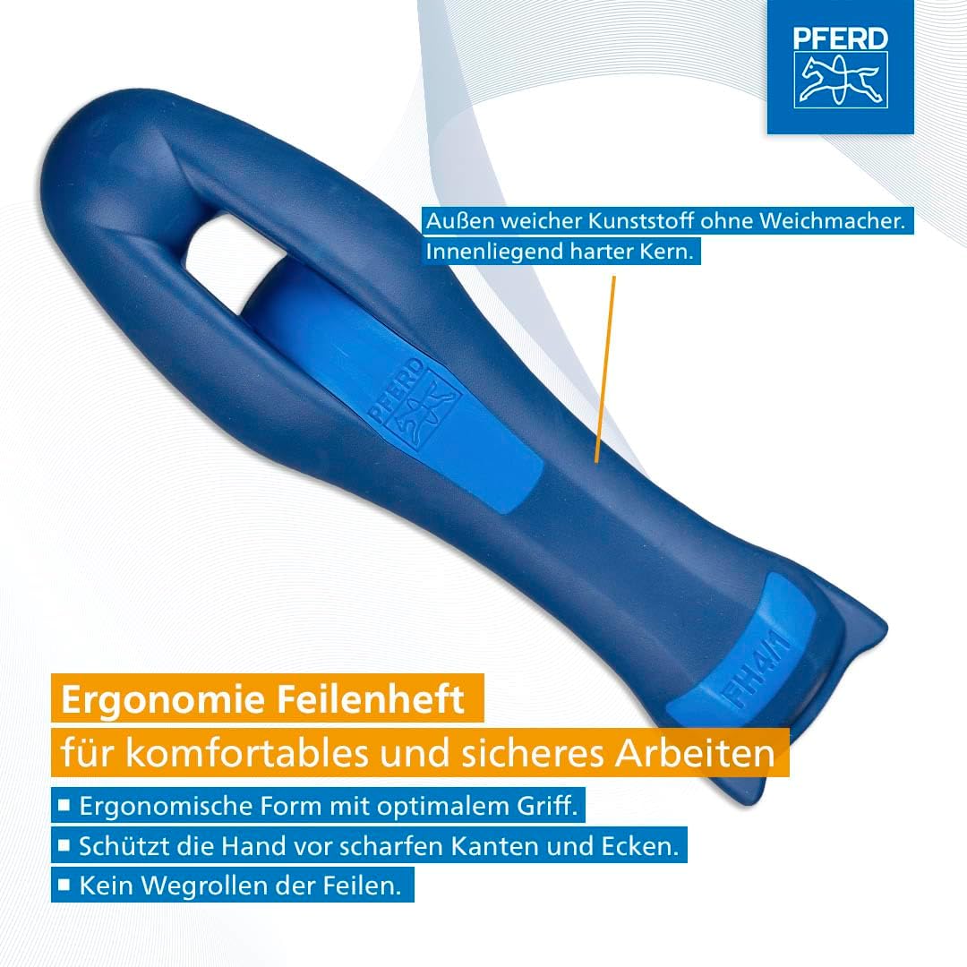 Werkstattfeilen in Rolltasche 533 WRU 200, Werkstattfeilen-Set in PVC-Rolltasche mit Umkarton Kreuzhieb H3 /Raspelhieb H2 Länge 200mm