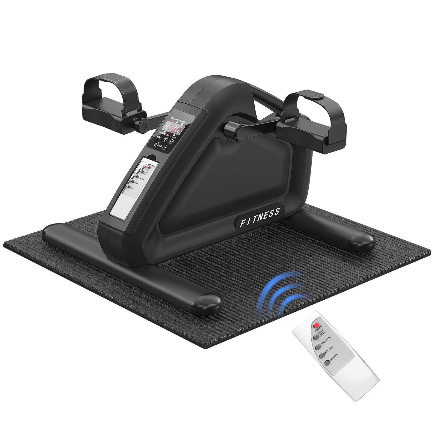 Elektrischer Mini Heimtrainer mit LCD & Fernbedienung, 10 Level