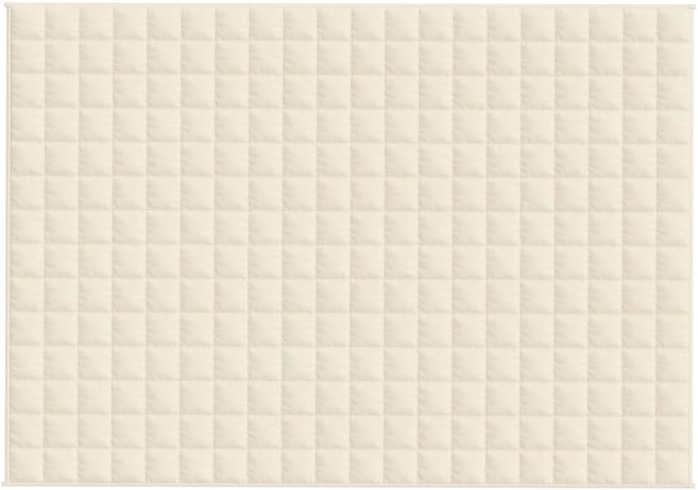 Gewichtsdecke, 137 x 200 cm Creme