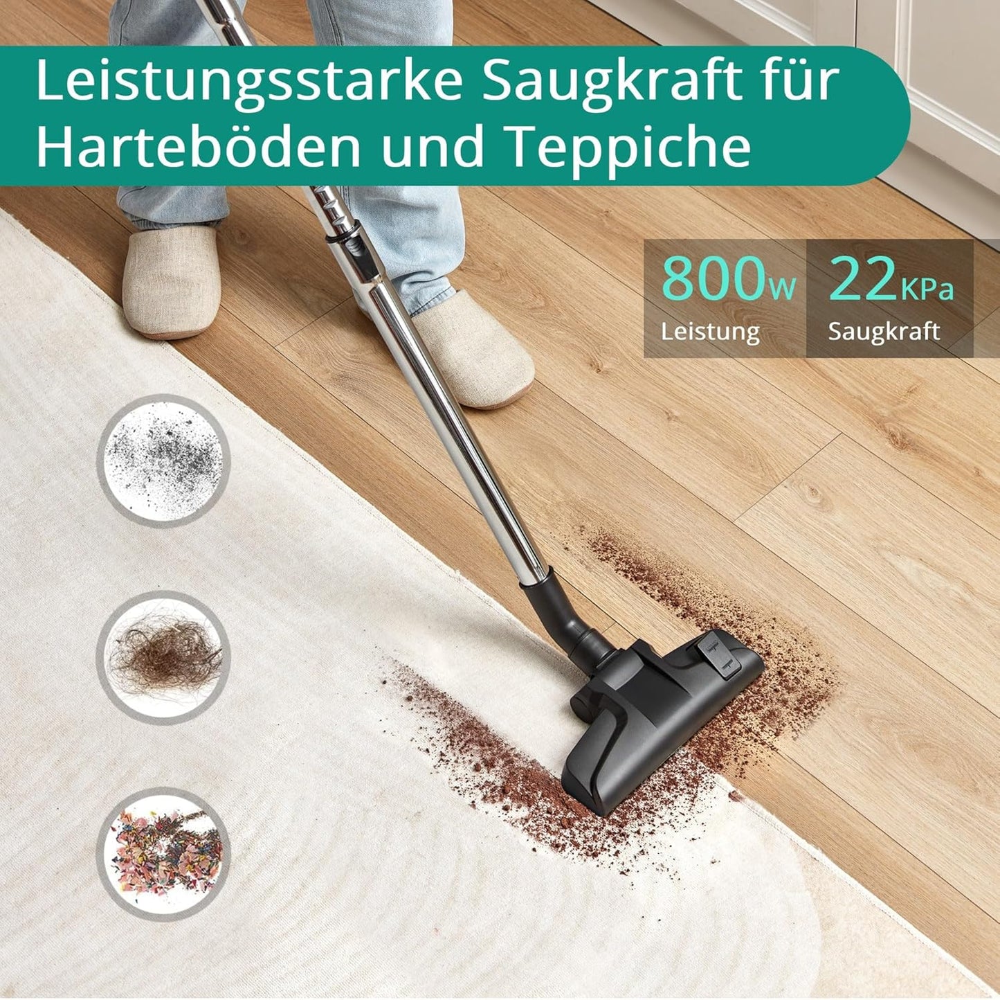Apollo - Beutelloser Staubsauger mit Cyclone-System, Apollo