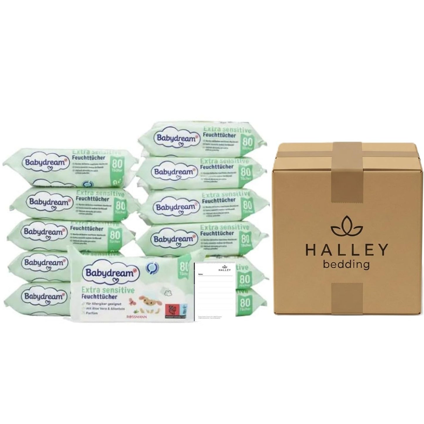 960er-Set Babydream Sensitive Feuchttücher